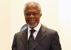 UN Secretary-General Kofi Annan at the OECD, 4 November 2013 ©Herve Cortinat/OECD
